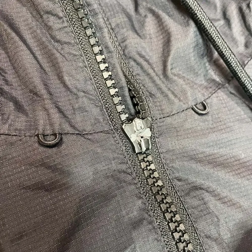 Nike Windrunner Jacket Black Gray White Hooded XL